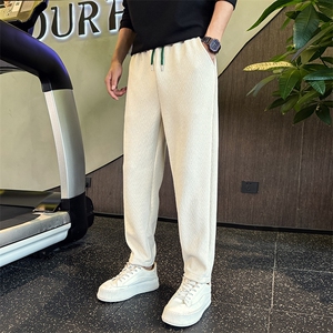 雪尼尔男士卫裤社会小伙痞帅休闲裤韩版小脚长裤309A-2-2231-P65图片