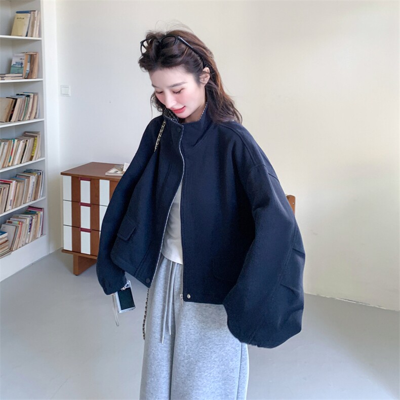 新款大货好数据格子撞色外套6822-P165控248,女装短外套,2C196