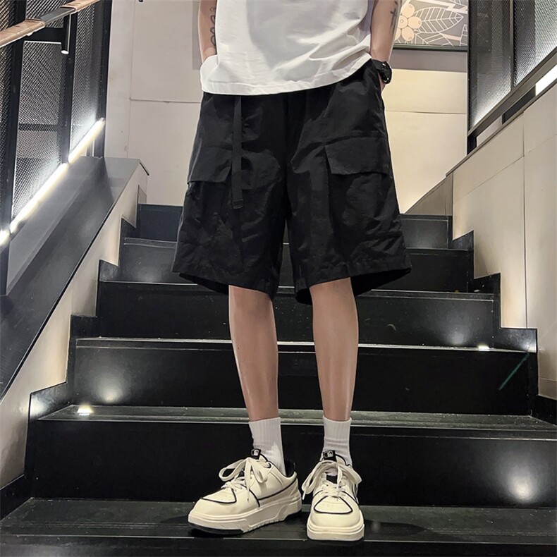 高品夏季工装短裤男纯色宽松大码运动五分裤DSA157B-D617-特P37,男装牛仔裤,电商A157B