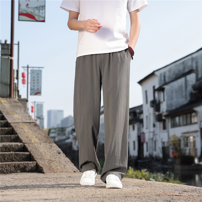 2026夏季新款宽松大码纯色休闲风男装休闲裤K2609,男装休闲裤,电商A008