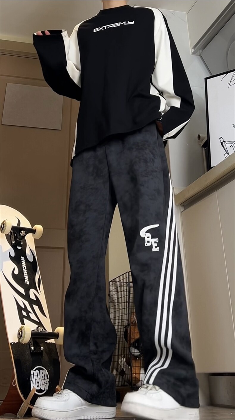 新款百搭时尚潮流休闲裤513AK9004P50,男装休闲裤,星座513A