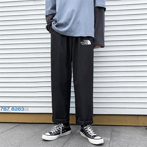 K43232-P25 加绒款-P35 休闲裤男士大码宽松九分运动裤男裤男直筒图片