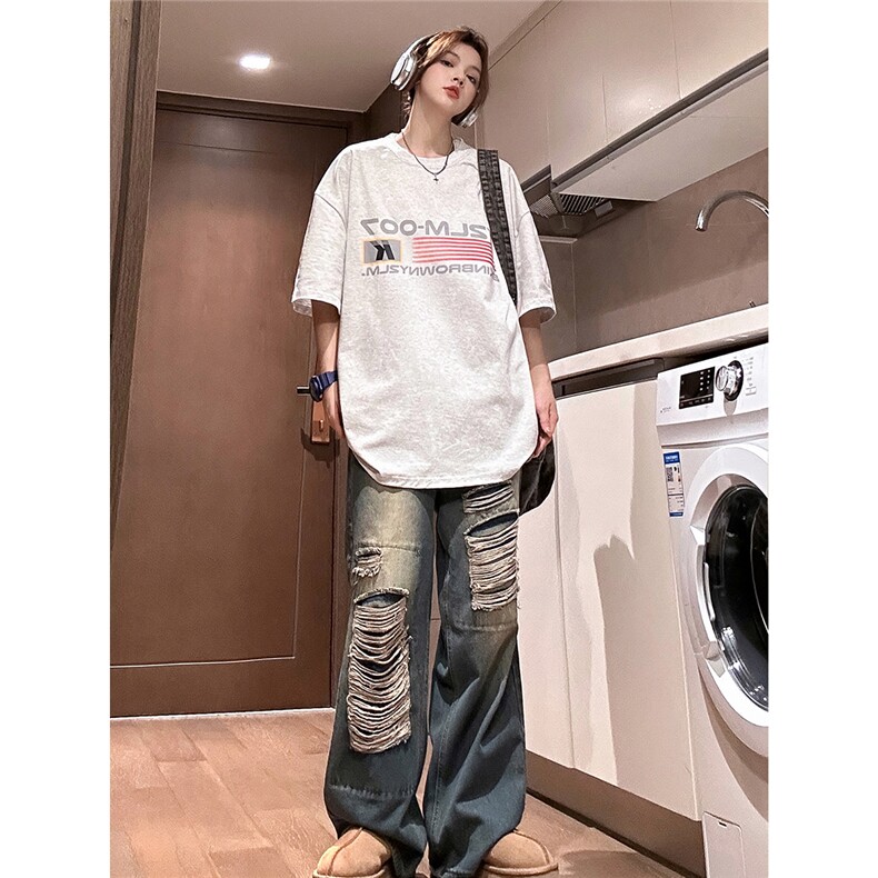 1中性条纹印花设计潮大码M-5XL短袖T恤男DT77779P18块特价控38,男装T恤,星座226-2