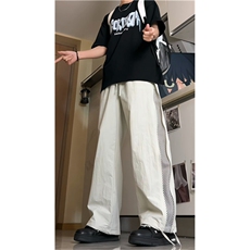 四季两穿防水冲锋裤降落伞兵裤休闲裤男高街长裤子G1508/P50控78，男装休闲裤，电商D202