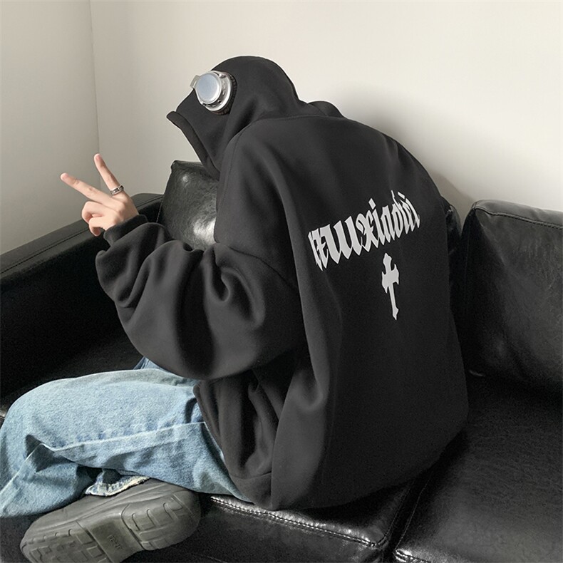 抖音供货、复合重磅360克现货连帽卫衣宽松D223A-WY2398-特P35,男装卫衣,电商019-1