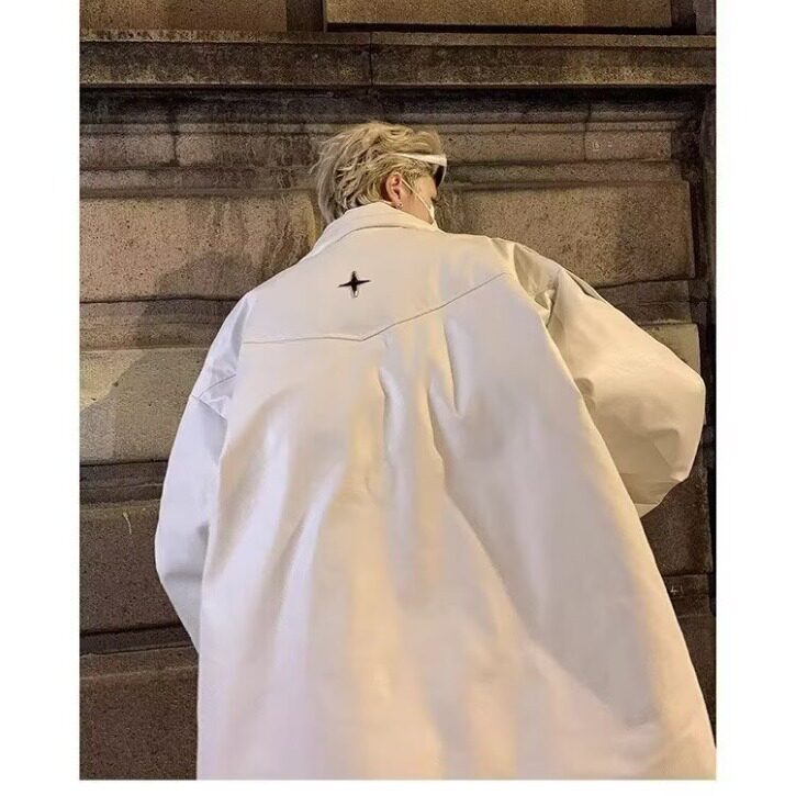 美式复古重磅黑色棉衣外套男女设计感机车服夹克宽松痞帅上衣潮,男装夹克,星座506A