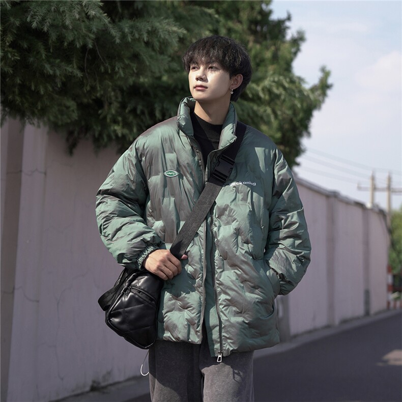 2025直冲男潮牌潮流港风高街高中生保暖羽绒棉服A170-M835-TP55,男装棉衣,电商A170