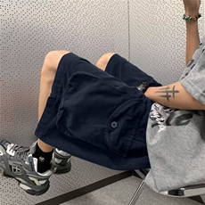 工装短裤男好吧潮流大口袋帅气2024夏季新款ins五分裤K5158-P35，男装休闲裤，星座412-2