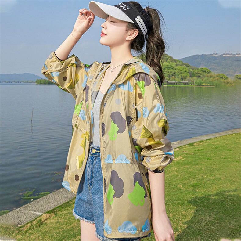 防晒衣女夏2025年新款防晒服RF2C290-2803#-P85-K138,女装短外套,蝶眷