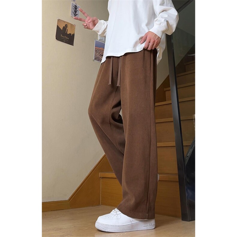 秋季大码休闲裤男拖地裤加绒卫裤K7724P50加绒P60控68加绒控78,男装休闲裤,星座209-2