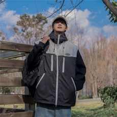 特P60秋冬动款棉衣冲锋衣连帽马甲男拉链外套加厚夹克MJM271，男装夹克，电商B370