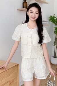 现货小香风时尚百搭气质套装2024夏新款绝美精致高级感两件套裙图片