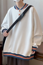 春装新品纯色卫衣圆领长袖套头简约卫衣男女同款WY002-P65控价88，男装卫衣，电商A441-1
