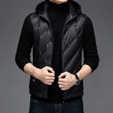 BAMJ-831钱塘2020-2秋冬季羽绒中年按时时尚休闲简约马甲P160，男装夹克，钱塘207-2