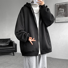 现货WY5528-P75特大码中性超厚北极绒双拉链开衫外套，女装短外套，电商D232