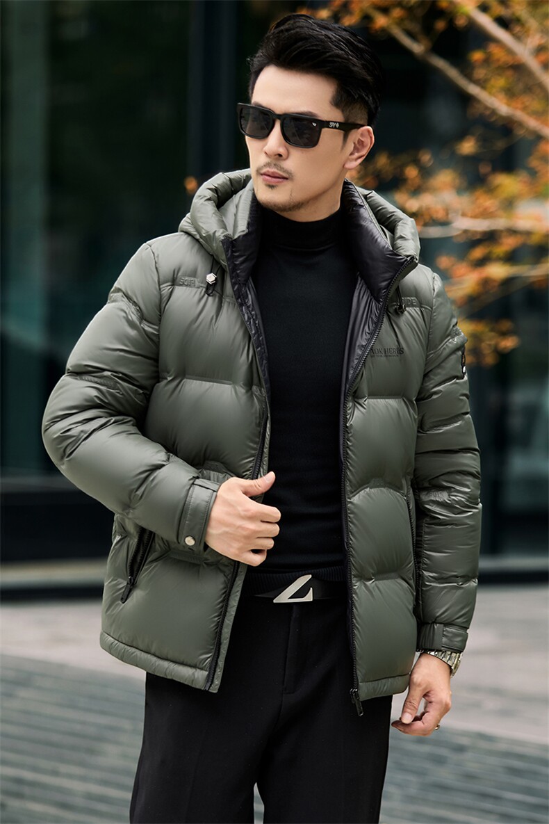 男装羽绒服YR8620新品主推90绒子帽款羽绒服雪*飞热销充绒148g,男装羽绒服,钱塘207-1