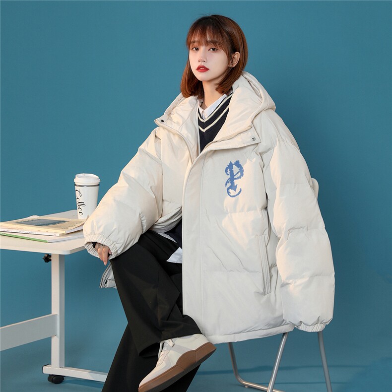 白鸭绒中性风22冬季新款字母印花加厚连帽羽绒服YR175P195控258,男装羽绒服,A247A