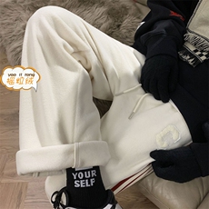 XZ616秋冬季新款百搭摇粒绒加绒加厚休闲裤TY441P65控78，男装休闲裤，星座512A（原616）