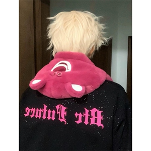 抖音得物供货 现货美式潮美式满天星 亮片潮牌宽松印花T恤AMTX03图片