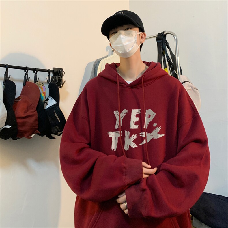 ！连帽圆领卫衣男装港风帽衫男LM146-P35,男装卫衣,电商B367