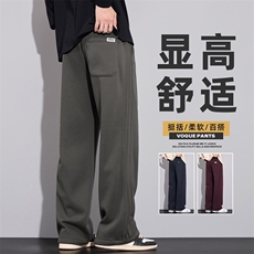 垂感裤子男2025秋季新款百搭直筒宽松运动卫裤休闲长裤Z9860-P45，男装休闲裤，星座509