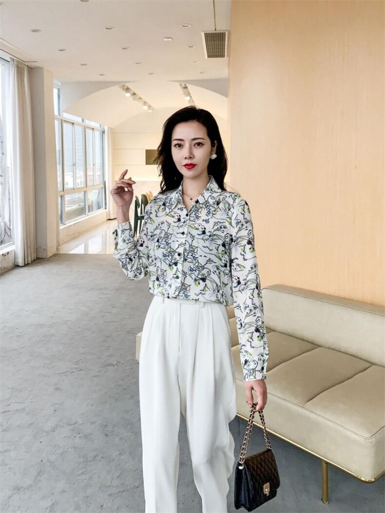 春装新款抽象艺术画通勤优雅，其它，可艺尚