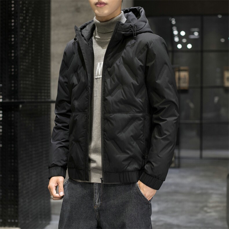 男士短款羽绒服2020新品潮流连帽青年冬季外套DS575T,男装羽绒服,电商A102
