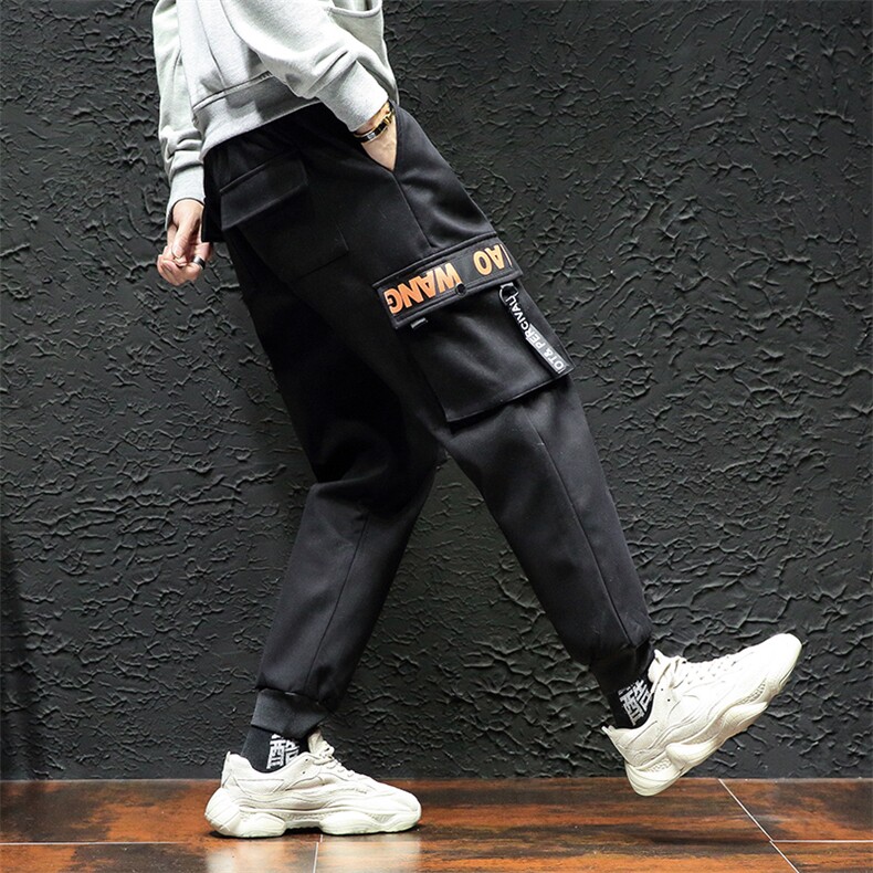 20冬季新款男士潮流工装时尚休闲裤黑墙A044A-K818-P45图片
