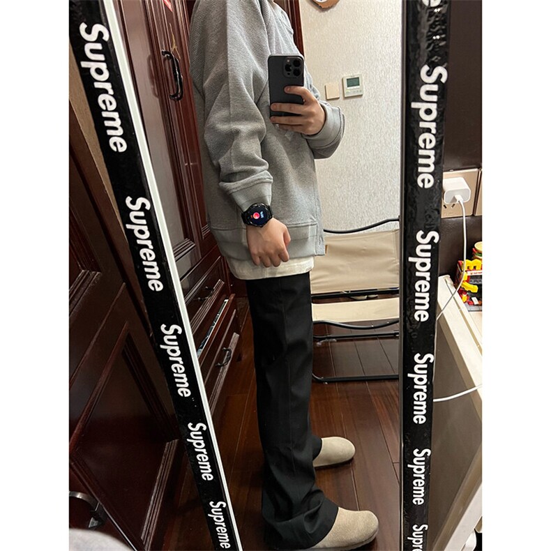 美式chic韩系灰色卫衣外套男春秋季2025新款华夫格棒球服开衫上衣,男装夹克,星座506A