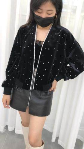 秋装新款丝绒钉珠小外套，其它，紫燕千娇