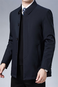V3657钱塘2020-3冬季厚款新款商务休闲中年男士棉衣夹克外套P120图片