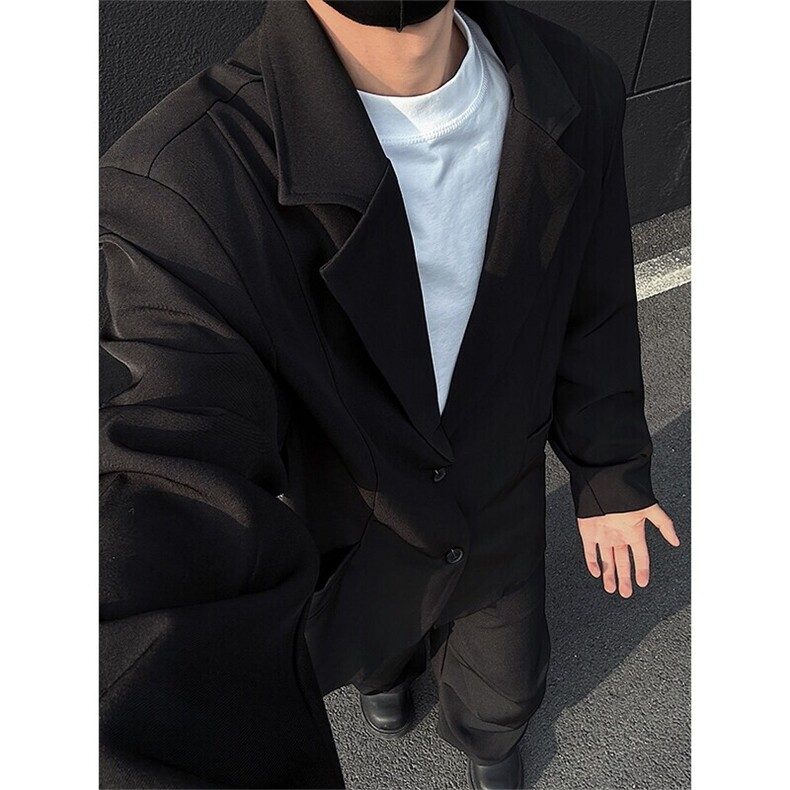 特批P75无差价新款潮流拼接翻领大码西服夹克男休闲百搭外套J5205,男装夹克,电商A001