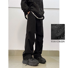 基础款~美式户外防泼水工装加绒加厚伞兵裤3XZ502-K715-P55控78，男装工装外套，星座502