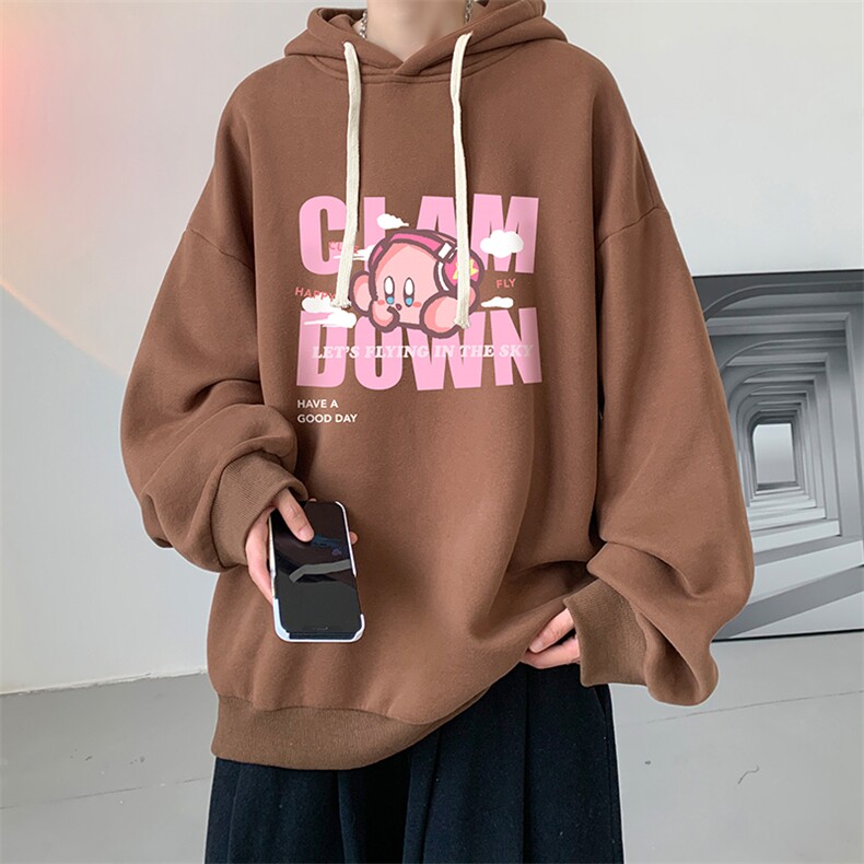 连帽卫衣男大码运动服帽衫外套WY2318-P35加绒款-P40,男装卫衣,电商A040