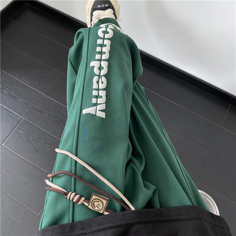 抖音品质秋季新款大菠萝格300克宽松卫裤B315-K23410-特p30控58图片