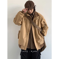 有货。刺绣工装外套男女潮牌飞行服夹克衫W6966-P62，男装夹克，星座412-3