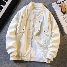 美式工装棒球服男秋季设计感休闲拉链外套飞行员夹克HH198P56，男装夹克，星座1013-5