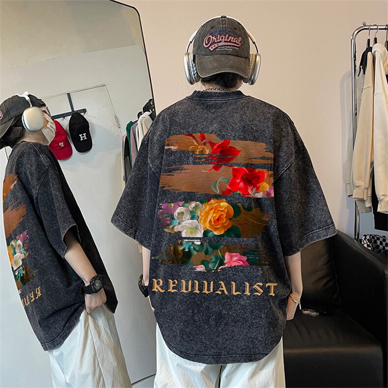 得物直播品质240重磅水洗xz605-dsx155-特批30控49,男装T恤,星座605(原A050)