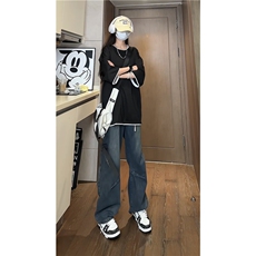xZ116-T188-p20-控39M-5XL抖音拼接OVERSIZE短袖二开恤夏季大码，男装T恤，星座116