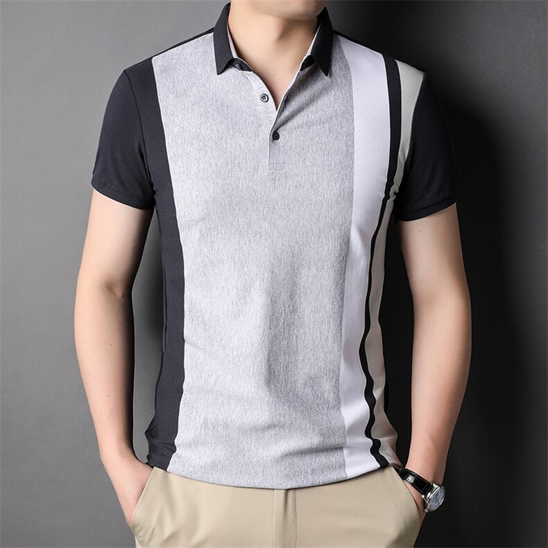 2023年夏新款高端时尚男士T恤P75，女装T恤，电商D223-1