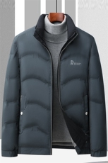 羽绒服男冬季2023新款加厚保暖立领男装中年男士爸爸商务休闲外套，男装羽绒服，电商B212（原钱塘6029）