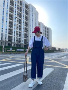 牛仔2件套图片