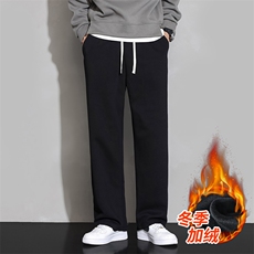 秋冬加绒加厚男裤休闲宽松ins卫裤束脚裤K206加绒P48，男装休闲裤，星座1107