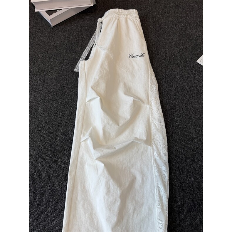 CP1263-P43夏季新款美式运动风休闲百搭阔腿裤,男装休闲裤,电商B323A