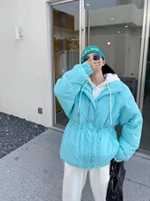现货主推款羽绒服，假2件，女装羽绒服，精典蓝月