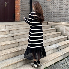 现货，针织毛线连衣裙两个色ZB081-3035-P145-K198，女装针织衫/毛衣，浙宝276（原081）