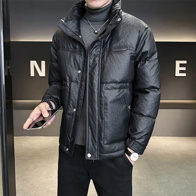 皮羽绒服男2024新款冬季加厚外套A313-8611-P185控价268,男装羽绒服,电商A313