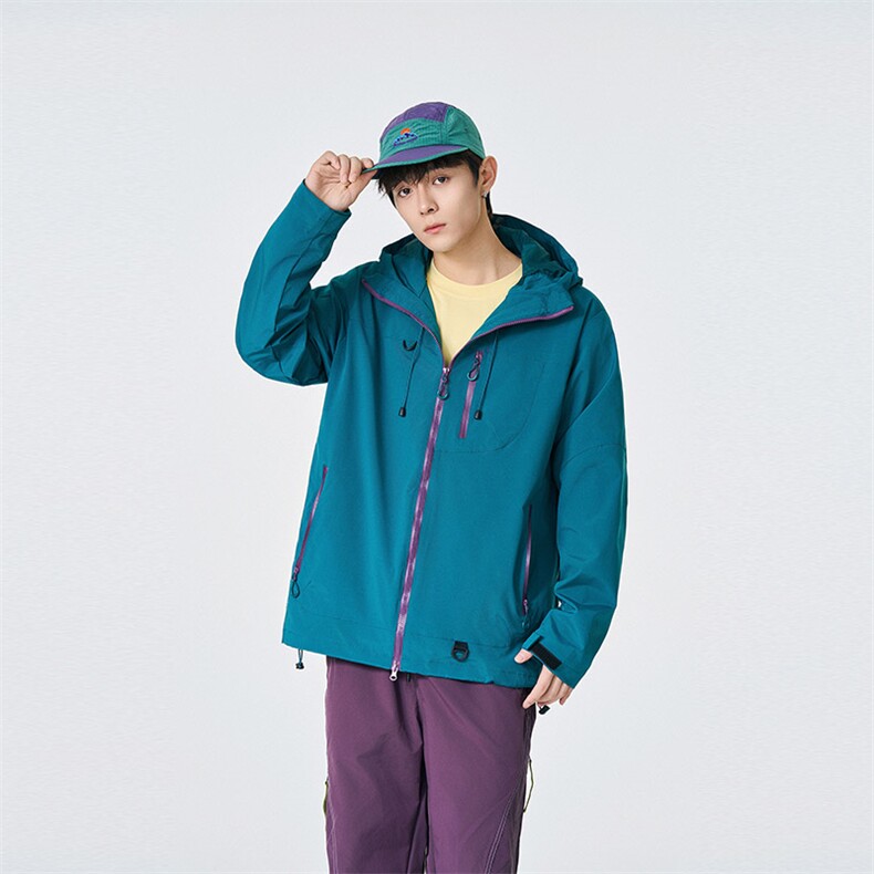 新款男女高品质户外登山服青少年学生冲锋衣夹克外套HS6633-P80,男装夹克,星座1206（原A206）