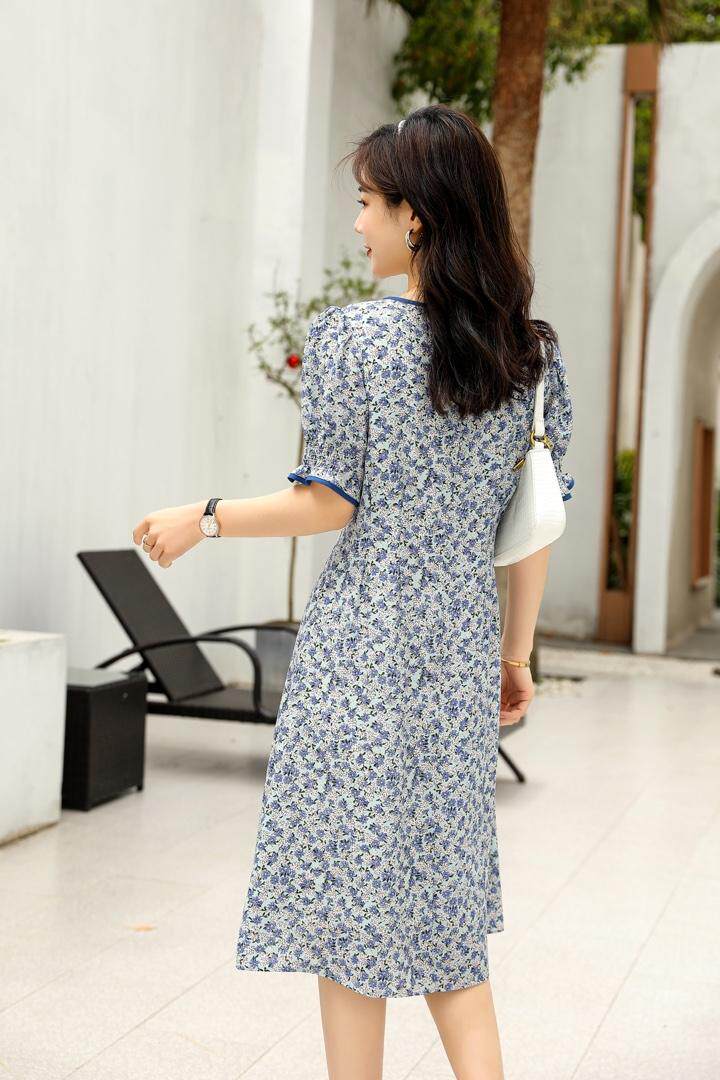 碎花连衣裙，女装连衣裙，卡娜品位