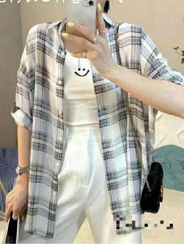 现货夏装防晒2件套衬衣，女装，泰靡(1F)